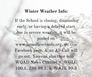 Winter Weather Plan - La Moille Community Unit School District No. 303